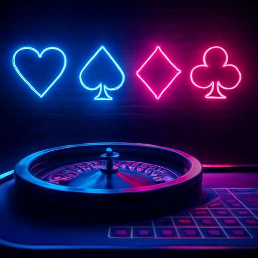vd8 Roulette Wheel Blue Light